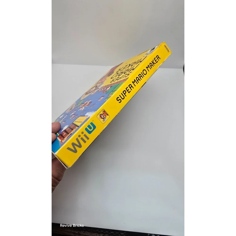 Super Mario Maker Wii U CIB Nintendo Wii U 2015 Complete with Slipcover & Manual